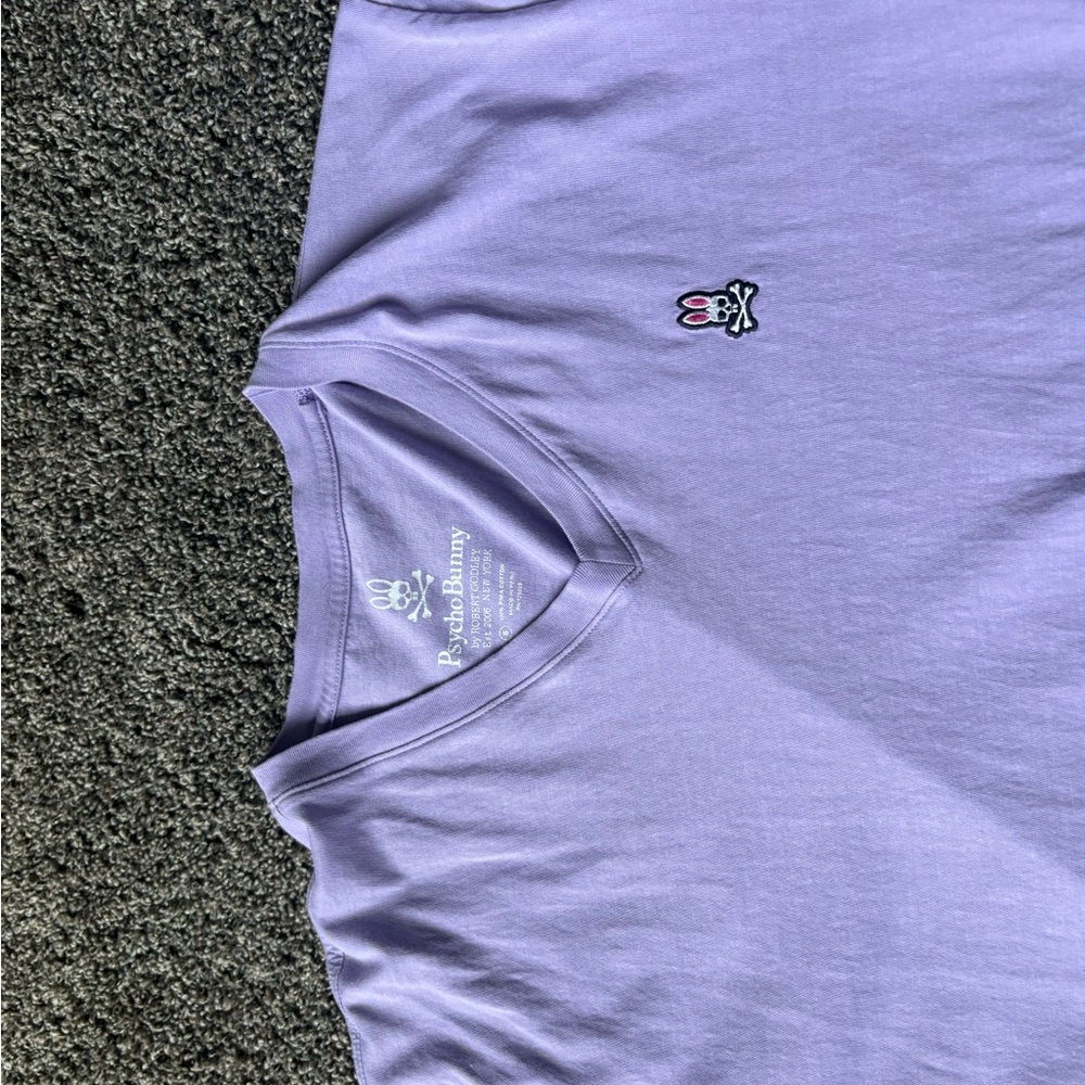 Psycho bunny tshirt size 6. Large.  Purple.